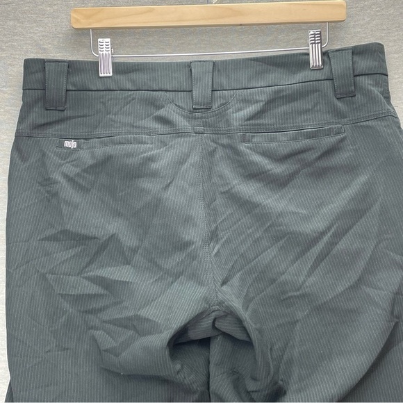 GOLDLINE Mens Mojo Black Pinstripes Curling Pants Size 36 - Picture 10 of 13